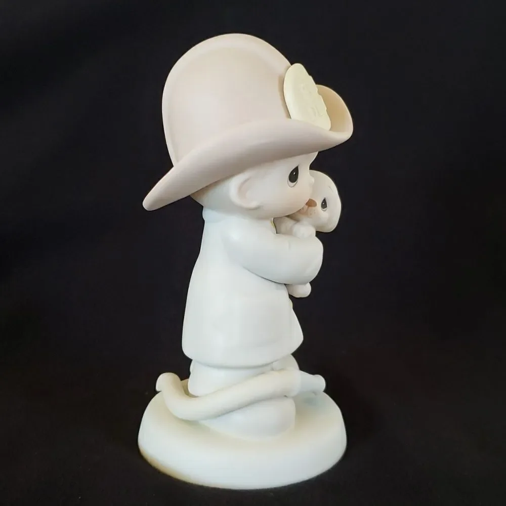 Vintage 1986 Precious Moments “Love Rescued Me” Porcelain Figurine #102393